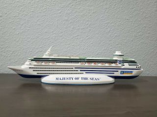 Royal Caribbean Majesty Of The Seas Cruise Ship Model Resin Travel Souvenir 11 "