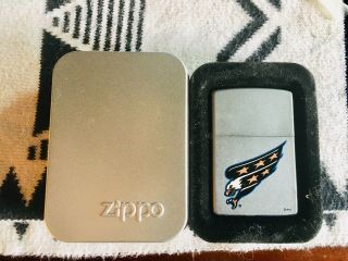 Zippo Lighter Washington Capitals Nhl Hockey Fan Gift Box Fan Souvenir