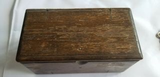 Antique Vintage Sewing Box Wooden Storage For Thread Needles Antique,  1889