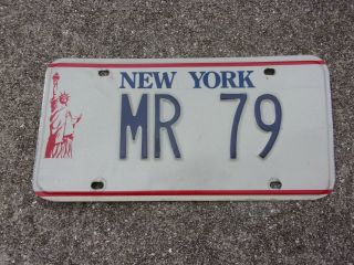 York Statue Of Liberty Vanity License Plate Mr 79