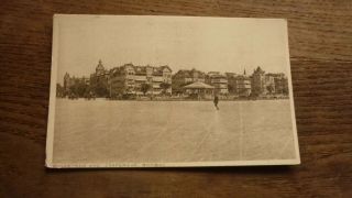 Old Postcard Of India,  View Of Bombay,  The Bandstand & Cooperage C1910