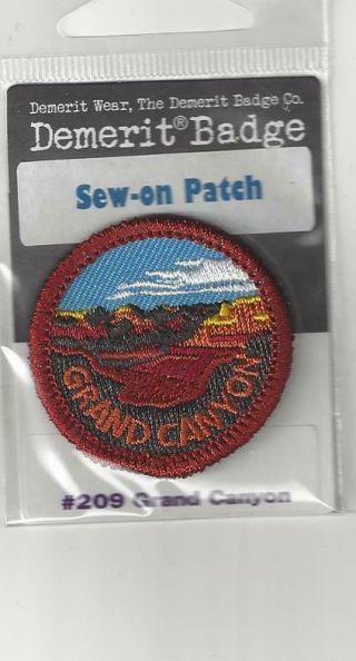 Grand Canyon Arizona Souvenir Sew On Badge Patch