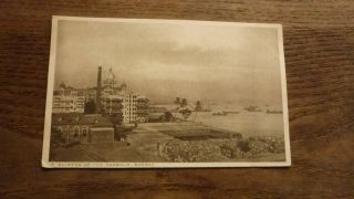 Old Postcard Of India,  View Of Bombay,  View Of The Harbour C1910