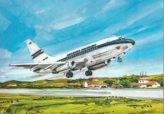Postcard Avianca 737 Hk - 737 Artwork Movifoto