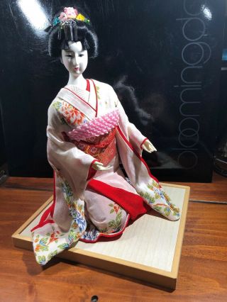 Vintage Geisha Doll Figurine Nishi & Co.  Japan