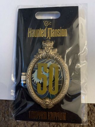 D23 2019 Wdi The Haunted Mansion 50th Anniversary Hat Box Ghost Hinge Pin Le 300