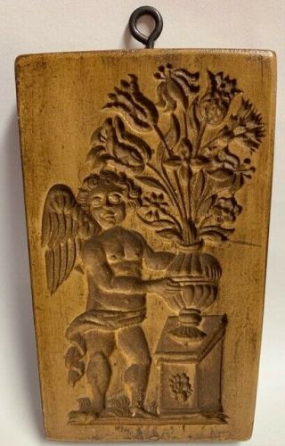 Springerle Speculaas Butter Cookie Paper Print Stamp Press Mold Cupid Roses Euc