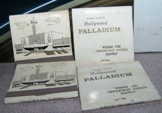 Vintage Matchbook Z3 Hollywood California Palladium Lawrence Welk World Fame