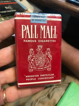 Vintage Collectible Pall Mall Tobacciana California Stamp