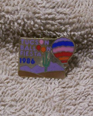 1986 Tucson Balloon Fiesta Balloon Pin