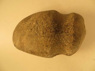 Native American Small Stone Axe Artifact 5 - 1/4 Inches X 3 - 1/2 Inches Full Groove