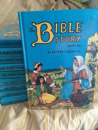 The Bible Story By Arthur S Maxwell 10 Volume Set Childrens Youth Vintage 1950 