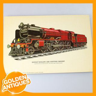 Class 6p Locomotive No.  6100 (formerly 6152) Royal Scot Picture Print Painting