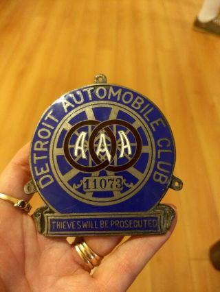 Detroit Automobile Club Aaa Automobile Insurance Badge Emblem