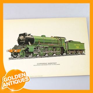 Old King Arthur Class Locomotive No.  783 Sir Gillemere Picture Print Painting