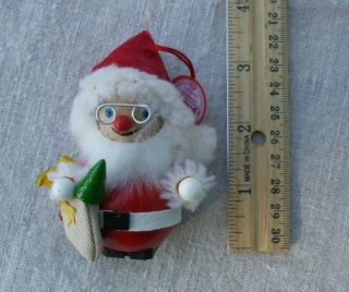 Steinbach Wood Ornament - Santa With Toy Bag,  Tag Attached Germany