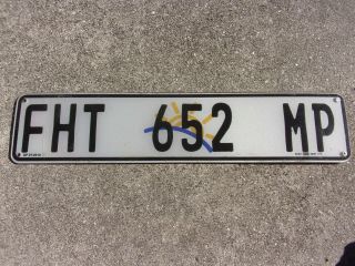 South Africa License Plate Fht 652 Mp