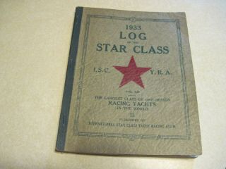 Yacht Racing Booklet 1933 Star Class I.  S.  C.  Y.  R.  A