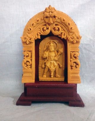 Marble Statue Lord Hanuman 7 " Hindu God Bajrang Bali Sculpture Figurine Gift
