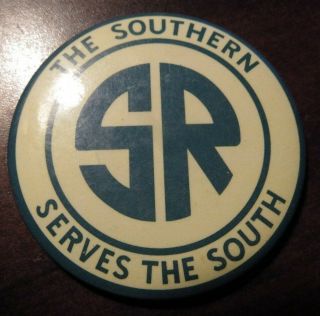 Vintage The Southern Railroad Refrigerator Fridge Magnet - Railway