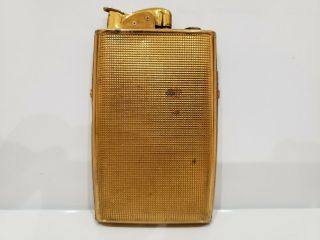 VINTAGE Evans Art Deco Cigarette Case & Lighter Gold Tone / USA Made 4