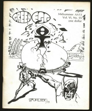 Green Egg 55 (midsummer 1973) Church Of All Worlds,  Neo - Paganism,  Tim Zell Ed.