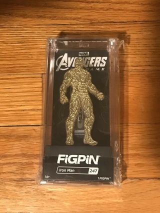D23 Expo 2019 Marvel Avengers Endgame Iron Man Figpin Limited Edition 1,  000 Nip