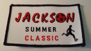 Vintage 80s 90s Soccer Patch Jackson Twp Summer Jersey Nj Buy It Now
