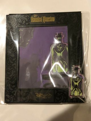 D23 Expo 2019 The Haunted Mansion Atencio Ghost In A Bottle Pin In Hand Le 999