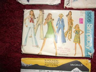 Vintage Ladies Sewing Patterns size 16 [ 12 in all ] 5 uncut [ ] 4