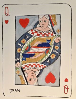 Pete The Cat Queen Of Hearts Raised Seal Stamped Artist Print James Dean