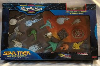 Star Trek Limited Edition Collector’s Set 1 Micro Machines Miniatures.