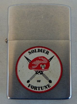 1983 ZIPPO Lighter Special Forces Soldier Of Fortune 5