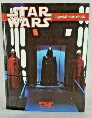 The Star Wars Imperial Source Book Hc 1st Edition 1989 West End 40006