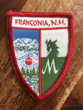 Hampshire Travel Patch - Franconia,  N.  H.  - Never Sewn Onto Anything