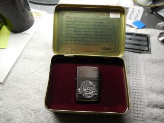Zippo 60th Anniversary 1932 - 92 Lighter With Hinged Top Tin, .