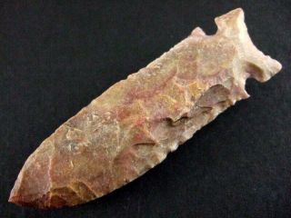 Fine Authentic 4 Inch Collector Grade Missouri Graham Cave Point Arrowheads 5