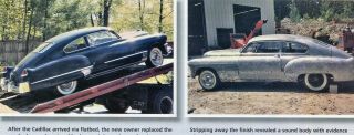 1949 Cadillac Club Coupe Restoration 6 Pg Color Article