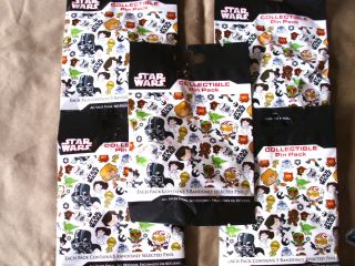 Disney Star Wars Characters 5 Packs / 5 - Pin Mystery Pack Pins