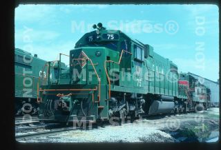 Slide C&im Chicago & Illinois Midland Sd38 - 2 75 & 2 In 1975