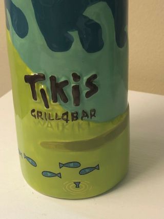TIKI ' S GRILL & BAR WAIKIKI HAWAII SURFER LIMITED EDITION TIKI MUG 5