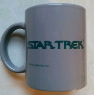 Star Trek USS Enterprise NCC 1701 - A Coffee Cup/Mug 1993 Vintage Blue 3