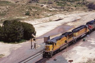 Union Pacific Railroad Locomotives Train Summit Ut Photo Slide