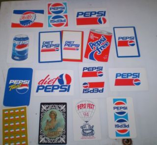 16 Single Pepsi Cola Playing Cards