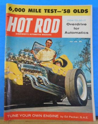 Hot Rod 1958 July Overdrive For Automatics How To Do It 1958 Olds