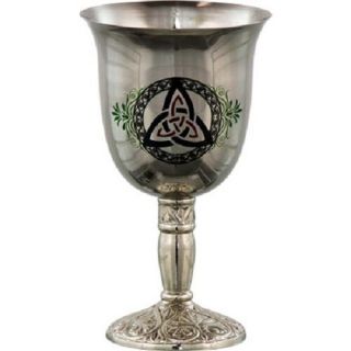 Large Ritual Triquetra Chalice 64500 Wiccan Pagan Witchcraft Altar Supply