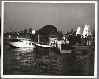 Pan American Trinidad Clipper Sikorsky S - 42 Flying Boat Large Paa Photo