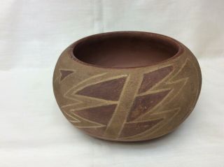 Vintage Native American San Juan Indian Pottery Bowl
