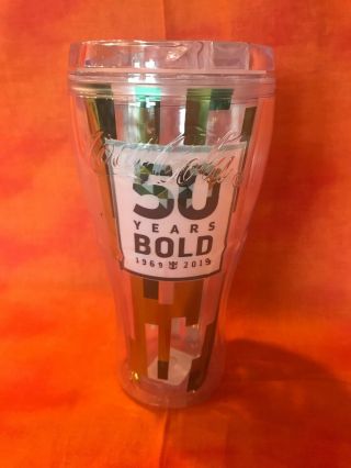 2019 Royal Caribbean 50 Years Bold 1969 - 2019 Coca Cola Soda Drink Cup Tumbler