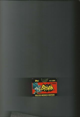 1966 Batman Trading Cards - Deluxe Reissue Edition Ser.  1,  2,  & 3 Fact.